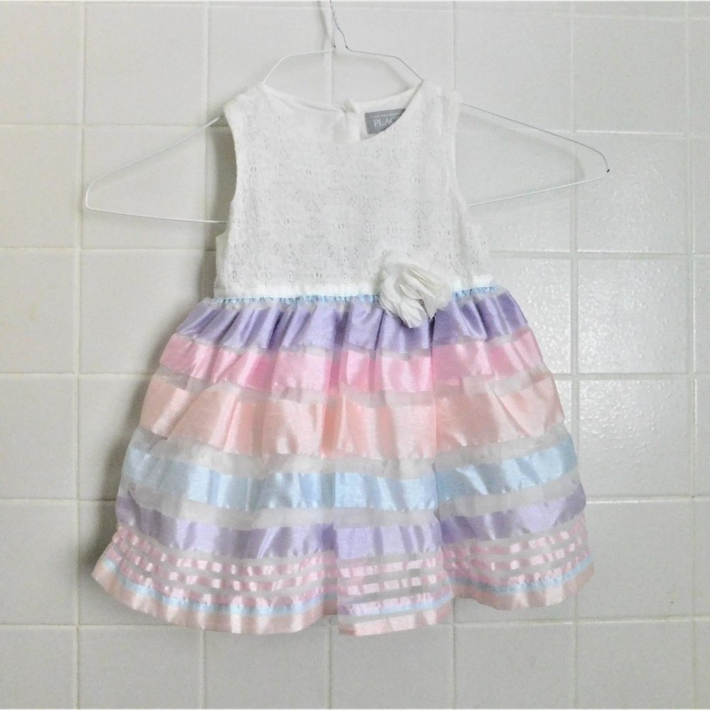Multicolored Pastel Girl's Dress